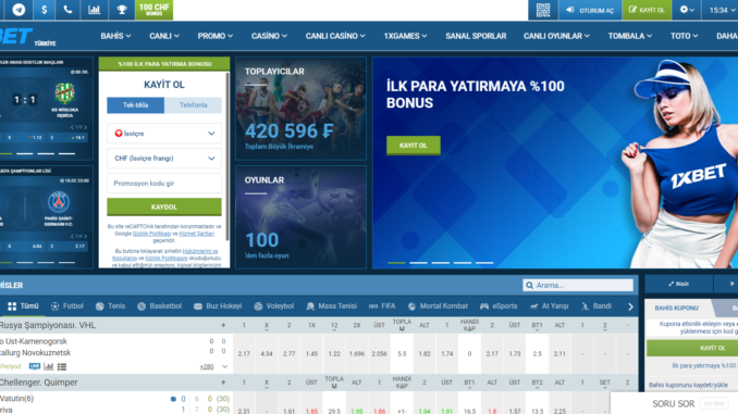 1xBet Promosyon Kodu Umman